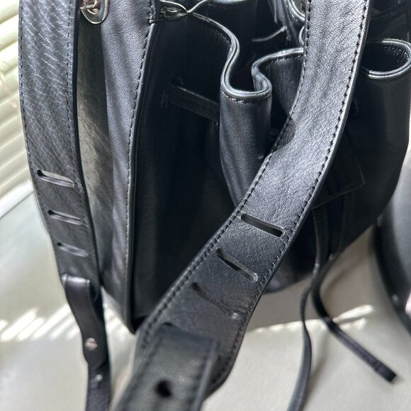 Vince Camuto Leather Bucket Bag MCM Rag & Bone All Saints Fossil - Picture 5 of 8